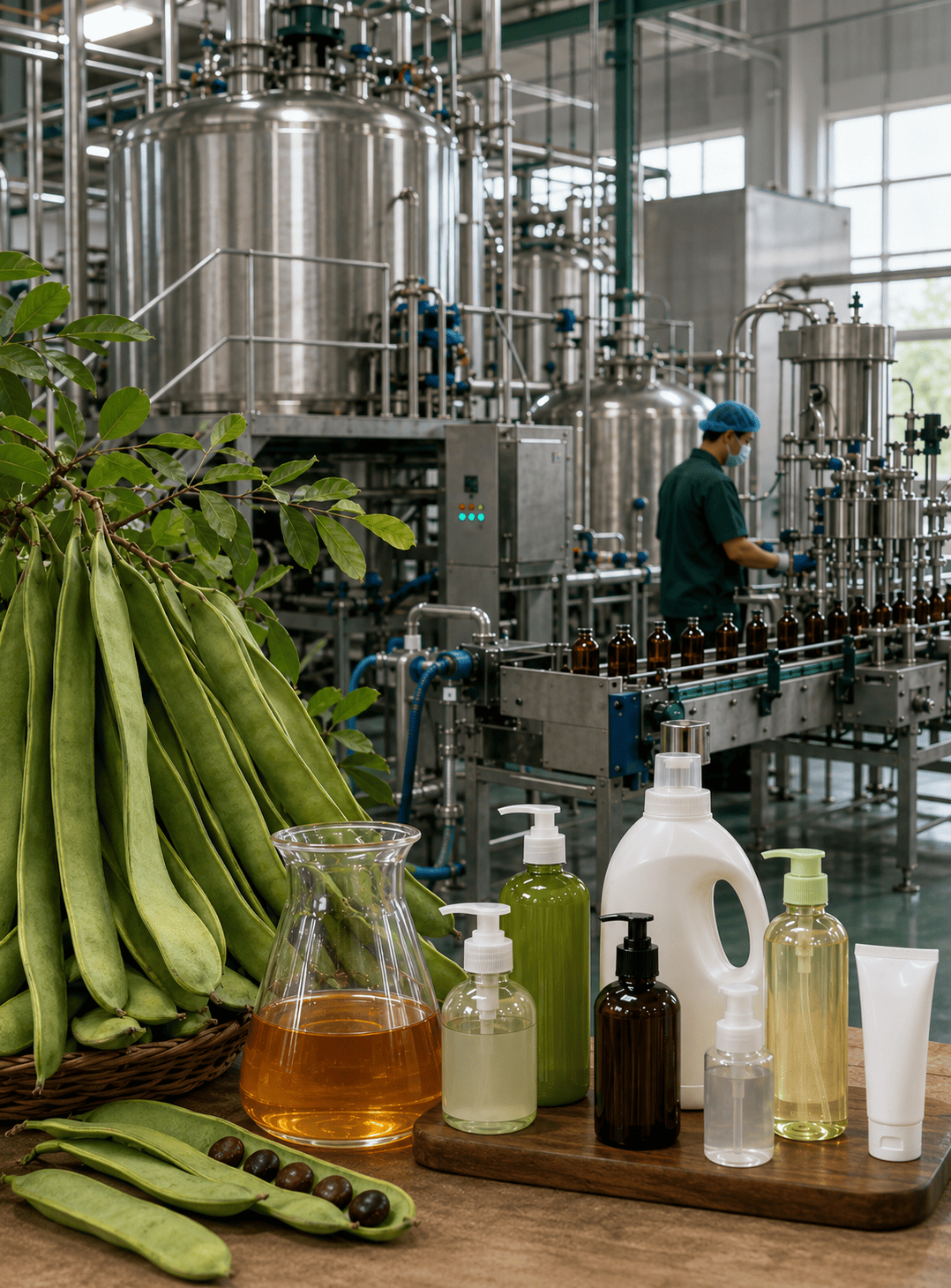 Soapberry-based daily care products manufacturing